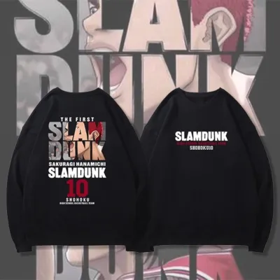 アニメシーン/キャラクター柄 プリント パーカー 男女兼用 SLAM DUNK スラムダンク風 ｔシャツ  湘北高校 桜木花道 コスプレ衣装　コスチューム　スラムダンク グッズ