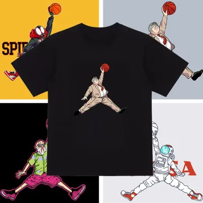 アニメシーン/キャラクター柄 プリント Tシャツ 男女兼用 SLAM DUNK スラムダンク風 ｔシャツ  湘北高校 桜木花道 コスプレ衣装　コスチューム　スラムダンク グッズ