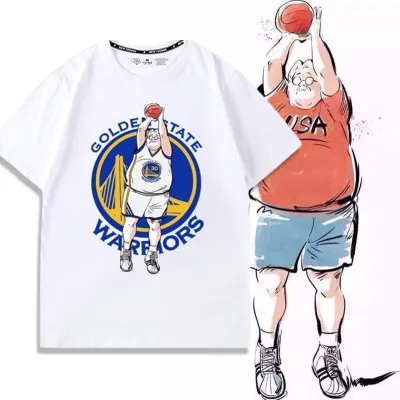 アニメシーン/キャラクター柄 プリント Tシャツ 男女兼用 SLAM DUNK スラムダンク風 ｔシャツ  湘北高校 桜木花道 コスプレ衣装　コスチューム　スラムダンク グッズ