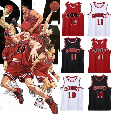 漫画スポーツセット 男女兼用 SLAM DUNK スラムダンク風 ｔシャツ 半袖 湘北高校 桜木花道 コスプレ衣装　コスチューム　スラムダンク グッズ