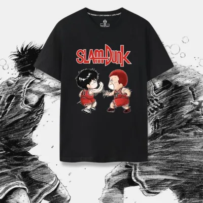 アニメシーン/キャラクター柄 プリント Tシャツ 男女兼用 SLAM DUNK スラムダンク風 ｔシャツ  湘北高校 桜木花道 コスプレ衣装　コスチューム　スラムダンク グッズ