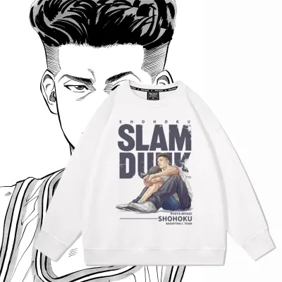 アニメシーン/キャラクター柄 プリント Tシャツ 男女兼用 SLAM DUNK スラムダンク風 ｔシャツ  湘北高校 桜木花道 コスプレ衣装　コスチューム　スラムダンク グッズ