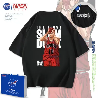 アニメシーン/キャラクター柄 プリント Tシャツ 男女兼用 SLAM DUNK スラムダンク風 ｔシャツ  湘北高校 桜木花道 コスプレ衣装　コスチューム　スラムダンク グッズ