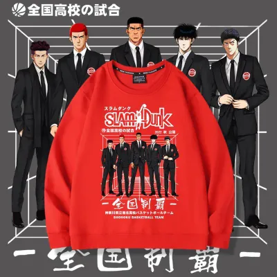 アニメシーン/キャラクター柄 プリント Tシャツ 男女兼用 SLAM DUNK スラムダンク風 ｔシャツ  湘北高校 桜木花道 コスプレ衣装　コスチューム　スラムダンク グッズ