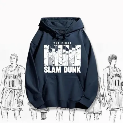 アニメシーン/キャラクター柄 プリント パーカー 男女兼用 SLAM DUNK スラムダンク風 ｔシャツ  湘北高校 桜木花道 コスプレ衣装　コスチューム　スラムダンク グッズ