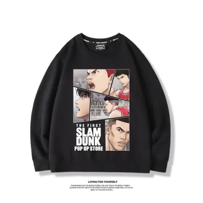 アニメシーン/キャラクター柄 プリント Tシャツ 男女兼用 SLAM DUNK スラムダンク風 ｔシャツ  湘北高校 桜木花道 コスプレ衣装　コスチューム　スラムダンク グッズ