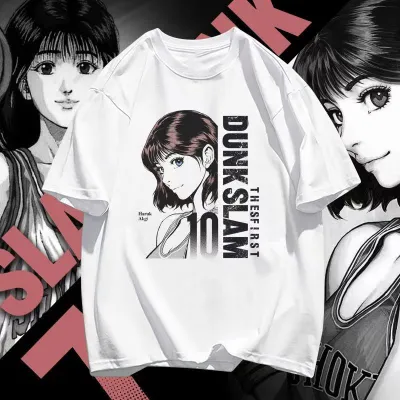 アニメシーン/キャラクター柄 プリント Tシャツ 男女兼用 SLAM DUNK スラムダンク風 ｔシャツ  湘北高校 桜木花道 コスプレ衣装　コスチューム　スラムダンク グッズ