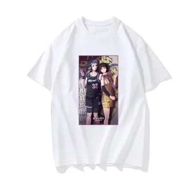 アニメシーン/キャラクター柄 プリント Tシャツ 男女兼用 SLAM DUNK スラムダンク風 ｔシャツ  湘北高校 桜木花道 コスプレ衣装　コスチューム　スラムダンク グッズ