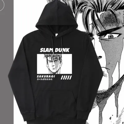 アニメシーン/キャラクター柄 プリント パーカー 男女兼用 SLAM DUNK スラムダンク風 ｔシャツ  湘北高校 桜木花道 コスプレ衣装　コスチューム　スラムダンク グッズ