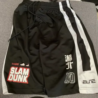 アニメシーン/キャラクター柄 プリント パンツ ボトムス 男女兼用 SLAM DUNK スラムダンク風 ｔシャツ 半袖 湘北高校 桜木花道 コスプレ衣装　コスチューム　スラムダンク グッズ