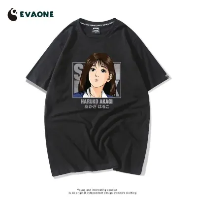 アニメシーン/キャラクター柄 プリント Tシャツ 男女兼用 SLAM DUNK スラムダンク風 ｔシャツ  湘北高校 桜木花道 コスプレ衣装　コスチューム　スラムダンク グッズ