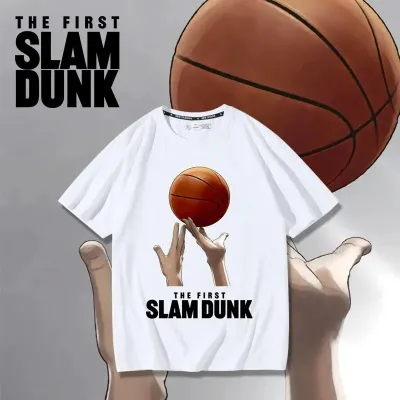 アニメシーン/キャラクター柄 プリント Tシャツ 男女兼用 SLAM DUNK スラムダンク風 ｔシャツ  湘北高校 桜木花道 コスプレ衣装　コスチューム　スラムダンク グッズ