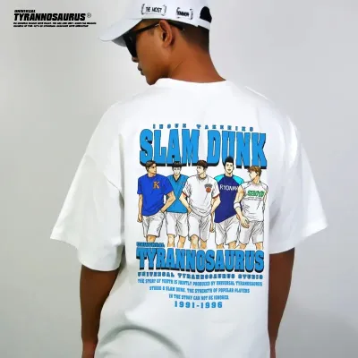 アニメシーン/キャラクター柄 プリント Tシャツ 男女兼用 SLAM DUNK スラムダンク風 ｔシャツ  湘北高校 桜木花道 コスプレ衣装　コスチューム　スラムダンク グッズ