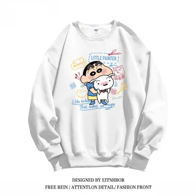 アニメシーン/キャラクター柄  Tシャツ 男女兼用 クレヨンしんちゃん風 ｔシャツ 半袖 長袖 パーカー しんちゃん コスプレ衣装　コスチューム　クレヨンしんちゃん グッズ