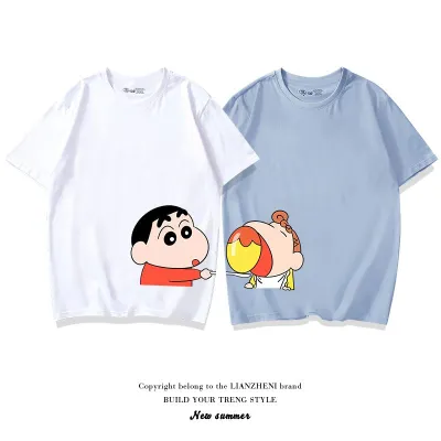 アニメシーン/キャラクター柄  Tシャツ 男女兼用 クレヨンしんちゃん風 ｔシャツ 半袖 長袖 パーカー しんちゃん コスプレ衣装　コスチューム　クレヨンしんちゃん グッズ