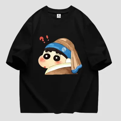 アニメシーン/キャラクター柄  Tシャツ 男女兼用 クレヨンしんちゃん風 ｔシャツ 半袖 長袖 パーカー しんちゃん コスプレ衣装　コスチューム　クレヨンしんちゃん グッズ