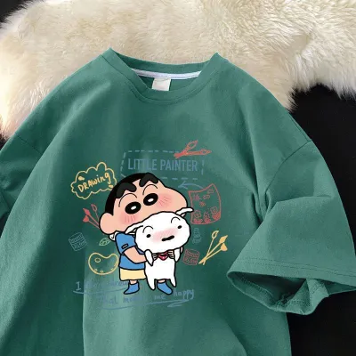 アニメシーン/キャラクター柄  Tシャツ 男女兼用 クレヨンしんちゃん風 ｔシャツ 半袖 長袖 パーカー しんちゃん コスプレ衣装　コスチューム　クレヨンしんちゃん グッズ