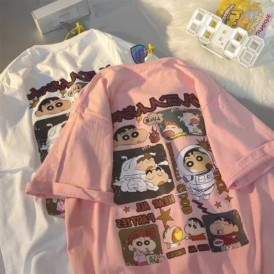 アニメシーン/キャラクター柄  Tシャツ 男女兼用 クレヨンしんちゃん風 ｔシャツ 半袖 長袖 パーカー しんちゃん コスプレ衣装　コスチューム　クレヨンしんちゃん グッズ