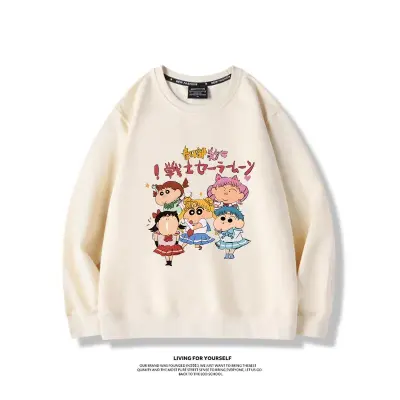 アニメシーン/キャラクター柄  Tシャツ 男女兼用 クレヨンしんちゃん風 ｔシャツ 半袖 長袖 パーカー しんちゃん コスプレ衣装　コスチューム　クレヨンしんちゃん グッズ