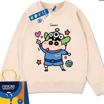 アニメシーン/キャラクター柄  Tシャツ 男女兼用 クレヨンしんちゃん風 ｔシャツ 半袖 長袖 パーカー しんちゃん コスプレ衣装　コスチューム　クレヨンしんちゃん グッズ