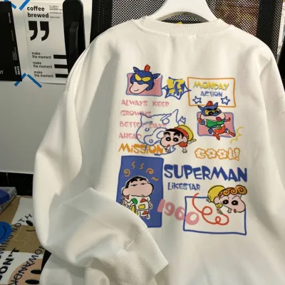 アニメシーン/キャラクター柄  Tシャツ 男女兼用 クレヨンしんちゃん風 ｔシャツ 半袖 長袖 パーカー しんちゃん コスプレ衣装　コスチューム　クレヨンしんちゃん グッズ