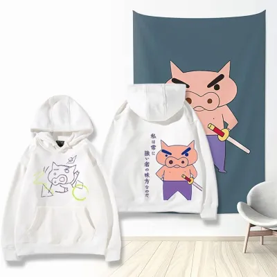 アニメシーン/キャラクター柄  パーカー 男女兼用 クレヨンしんちゃん風 ｔシャツ 半袖 長袖 パーカー しんちゃん コスプレ衣装　コスチューム　クレヨンしんちゃん グッズ