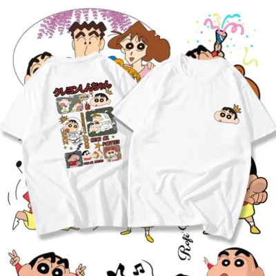 アニメシーン/キャラクター柄  Tシャツ 男女兼用 クレヨンしんちゃん風 ｔシャツ 半袖 長袖 パーカー しんちゃん コスプレ衣装　コスチューム　クレヨンしんちゃん グッズ