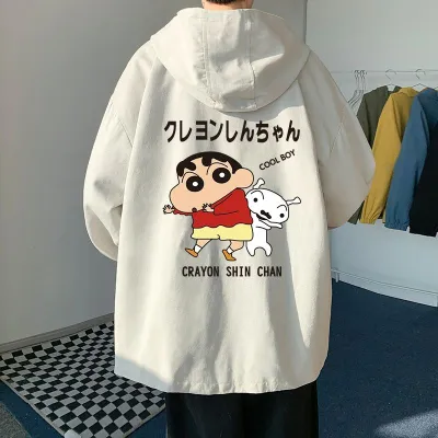 アニメシーン/キャラクター柄  パーカー 男女兼用 クレヨンしんちゃん風 ｔシャツ 半袖 長袖 パーカー しんちゃん コスプレ衣装　コスチューム　クレヨンしんちゃん グッズ