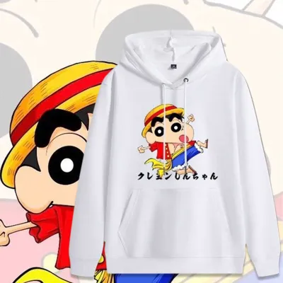 アニメシーン/キャラクター柄  パーカー 男女兼用 クレヨンしんちゃん風 ｔシャツ 半袖 長袖 パーカー しんちゃん コスプレ衣装　コスチューム　クレヨンしんちゃん グッズ