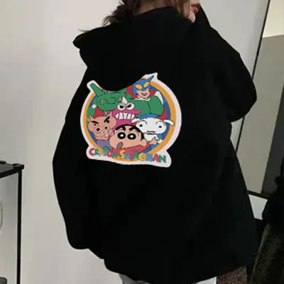 アニメシーン/キャラクター柄  パーカー 男女兼用 クレヨンしんちゃん風 ｔシャツ 半袖 長袖 パーカー しんちゃん コスプレ衣装　コスチューム　クレヨンしんちゃん グッズ