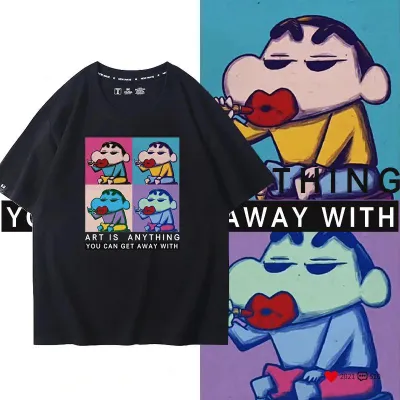 アニメシーン/キャラクター柄  Tシャツ 男女兼用 クレヨンしんちゃん風 ｔシャツ 半袖 長袖 パーカー しんちゃん コスプレ衣装　コスチューム　クレヨンしんちゃん グッズ