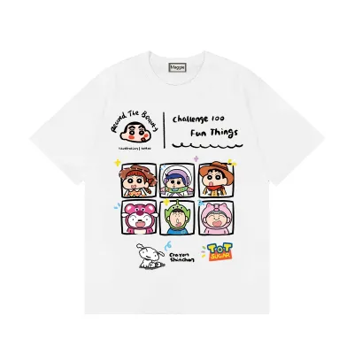 アニメシーン/キャラクター柄  Tシャツ 男女兼用 クレヨンしんちゃん風 ｔシャツ 半袖 長袖 パーカー しんちゃん コスプレ衣装　コスチューム　クレヨンしんちゃん グッズ