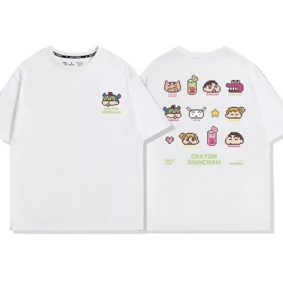 アニメシーン/キャラクター柄  Tシャツ 男女兼用 クレヨンしんちゃん風 ｔシャツ 半袖 長袖 パーカー しんちゃん コスプレ衣装　コスチューム　クレヨンしんちゃん グッズ