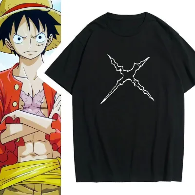 アニメシーン/キャラクター柄 プリント Tシャツ 男女兼用 ワンピース ONE PIECE風 ｔシャツ 半袖 長袖 パーカー モンキー・D・ルフィ 麦わらの一味 ロロノア・ゾロ コスプレ衣装　コスチューム　ナミ グッズ