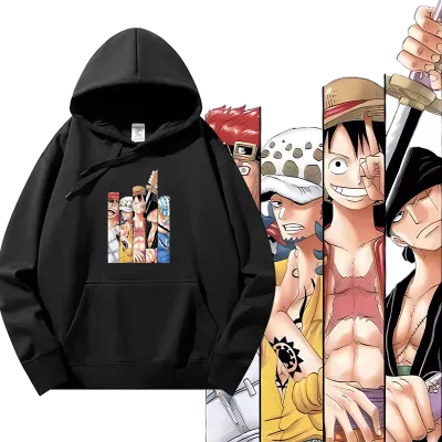 アニメシーン/キャラクター柄 プリント パーカー 男女兼用 ワンピース ONE PIECE風 ｔシャツ 半袖 長袖 パーカー モンキー・D・ルフィ 麦わらの一味 ロロノア・ゾロ コスプレ衣装　コスチューム　ナミ グッズ