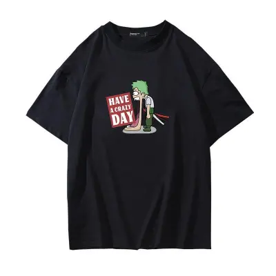 アニメシーン/キャラクター柄 プリント Tシャツ 男女兼用 ワンピース ONE PIECE風 ｔシャツ 半袖 長袖 パーカー モンキー・D・ルフィ 麦わらの一味 ロロノア・ゾロ コスプレ衣装　コスチューム　ナミ グッズ