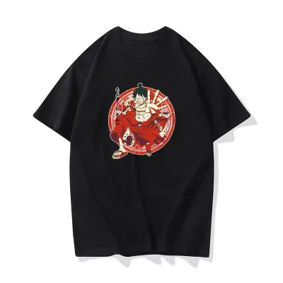 アニメシーン/キャラクター柄 プリント Tシャツ 男女兼用 ワンピース ONE PIECE風 ｔシャツ 半袖 長袖 パーカー モンキー・D・ルフィ 麦わらの一味 ロロノア・ゾロ コスプレ衣装　コスチューム　ナミ グッズ