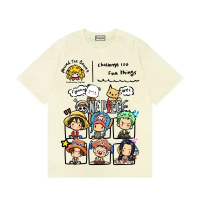 アニメシーン/キャラクター柄 プリント Tシャツ 男女兼用 ワンピース ONE PIECE風 ｔシャツ 半袖 長袖 パーカー モンキー・D・ルフィ 麦わらの一味 ロロノア・ゾロ コスプレ衣装　コスチューム　ナミ グッズ