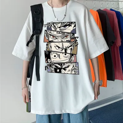 アニメシーン/キャラクター柄 プリント Tシャツ 男女兼用 ワンピース ONE PIECE風 ｔシャツ 半袖 長袖 パーカー モンキー・D・ルフィ 麦わらの一味 ロロノア・ゾロ コスプレ衣装　コスチューム　ナミ グッズ