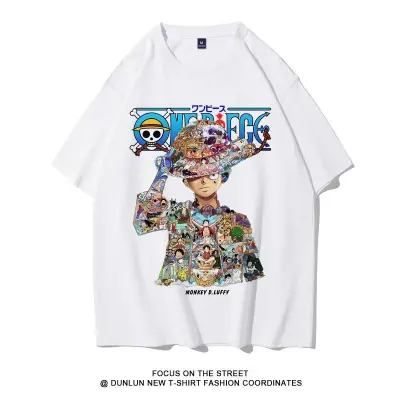 アニメシーン/キャラクター柄 プリント Tシャツ 男女兼用 ワンピース ONE PIECE風 ｔシャツ 半袖 長袖 パーカー モンキー・D・ルフィ 麦わらの一味 ロロノア・ゾロ コスプレ衣装　コスチューム　ナミ グッズ