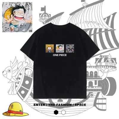 アニメシーン/キャラクター柄 プリント Tシャツ 男女兼用 ワンピース ONE PIECE風 ｔシャツ 半袖 長袖 パーカー モンキー・D・ルフィ 麦わらの一味 ロロノア・ゾロ コスプレ衣装　コスチューム　ナミ グッズ