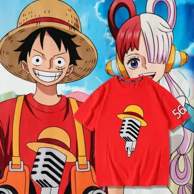 アニメシーン/キャラクター柄 プリント Tシャツ 男女兼用 ワンピース ONE PIECE風 ｔシャツ 半袖 長袖 パーカー モンキー・D・ルフィ 麦わらの一味 ロロノア・ゾロ コスプレ衣装　コスチューム　ナミ グッズ