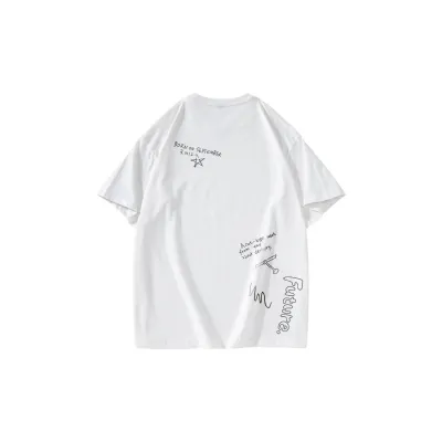 アニメシーン/キャラクター柄 プリント Tシャツ 男女兼用 ドラえもん風 ｔシャツ 半袖 長袖 パーカー ドラえもん のび太 しずか ジャイアン スネ夫 出木杉 ドラミ コスプレ衣装　コスチューム　グッズ