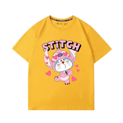 アニメシーン/キャラクター柄 プリント Tシャツ 男女兼用 ドラえもん風 ｔシャツ 半袖 長袖 パーカー ドラえもん のび太 しずか ジャイアン スネ夫 出木杉 ドラミ コスプレ衣装　コスチューム　グッズ