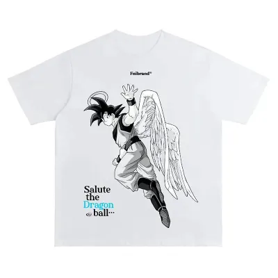 アニメシーン/キャラクター柄 プリント Tシャツ 男女兼用 Dragon Ball ドラゴンボール風 ｔシャツ 半袖 長袖 パーカー 孫悟空 ベジータ ブルマ ピッコロ クリリン トランクス チチ ヤムチャ ラディッツ フリーザ コスプ