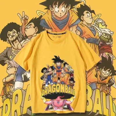 アニメシーン/キャラクター柄 プリント Tシャツ 男女兼用 Dragon Ball ドラゴンボール風 ｔシャツ 半袖 長袖 パーカー 孫悟空 ベジータ ブルマ ピッコロ クリリン トランクス チチ ヤムチャ ラディッツ フリーザ コスプ