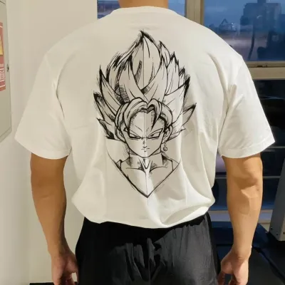 アニメシーン/キャラクター柄 プリント Tシャツ 男女兼用 Dragon Ball ドラゴンボール風 ｔシャツ 半袖 長袖 パーカー 孫悟空 ベジータ ブルマ ピッコロ クリリン トランクス チチ ヤムチャ ラディッツ フリーザ コスプ