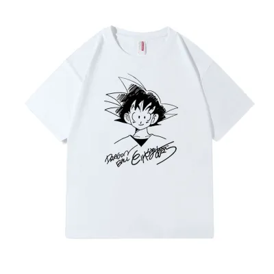 アニメシーン/キャラクター柄 プリント Tシャツ 男女兼用 Dragon Ball ドラゴンボール風 ｔシャツ 半袖 長袖 パーカー 孫悟空 ベジータ ブルマ ピッコロ クリリン トランクス チチ ヤムチャ ラディッツ フリーザ コスプ