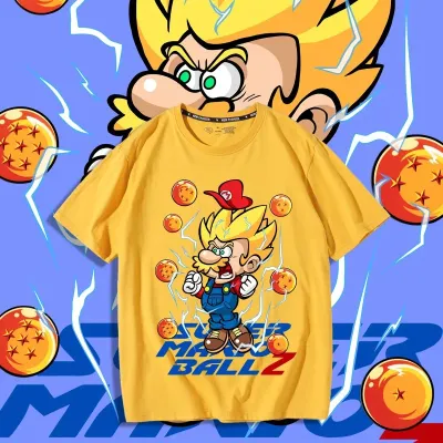 アニメシーン/キャラクター柄 プリント Tシャツ 男女兼用 Dragon Ball ドラゴンボール風 ｔシャツ 半袖 長袖 パーカー 孫悟空 ベジータ ブルマ ピッコロ クリリン トランクス チチ ヤムチャ ラディッツ フリーザ コスプ