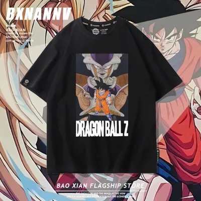 アニメシーン/キャラクター柄 プリント Tシャツ 男女兼用 Dragon Ball ドラゴンボール風 ｔシャツ 半袖 長袖 パーカー 孫悟空 ベジータ ブルマ ピッコロ クリリン トランクス チチ ヤムチャ ラディッツ フリーザ コスプ